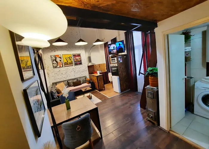 Authentic Belgrade Centre - Split Level Loft With Patio In Courtyard